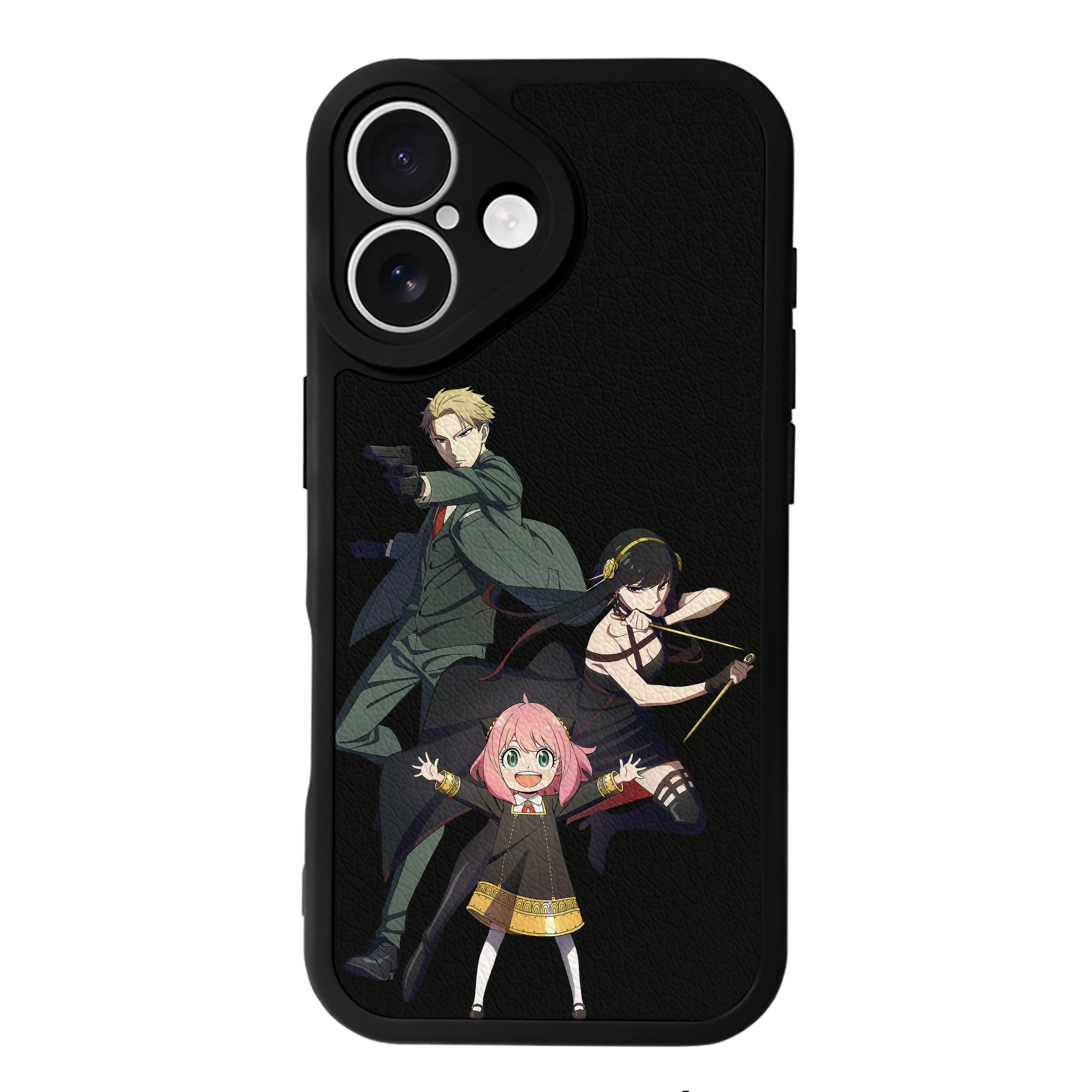 （画像用） SPY×FAMILY间谍家家酒 【iPhone 16シリーズ対応】シリコンスマホケース（レザー調） 材質：シリコン